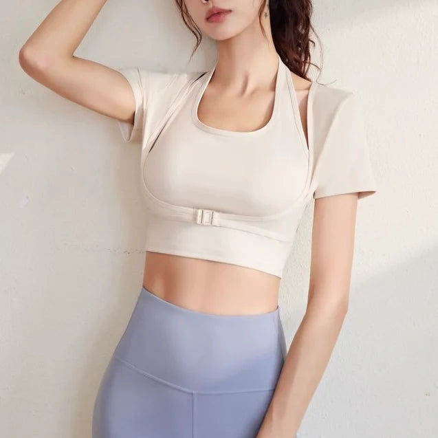 Short Sleeve Buckle Top (3 colours)