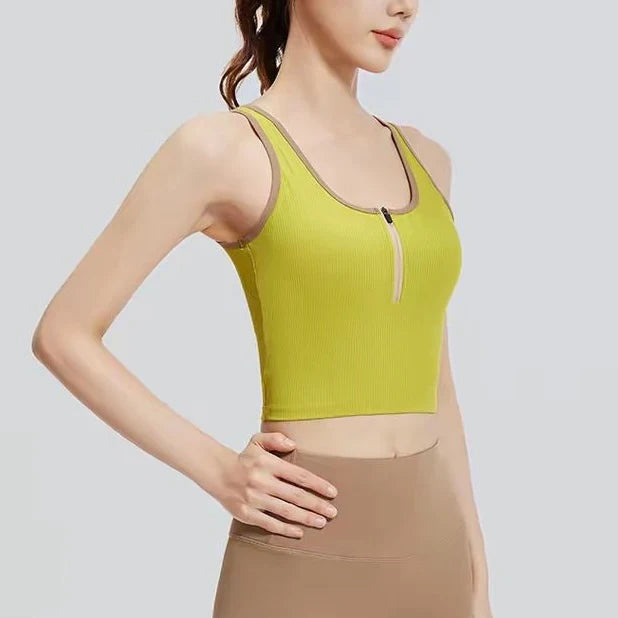 Front Zip Tank (4 colours)