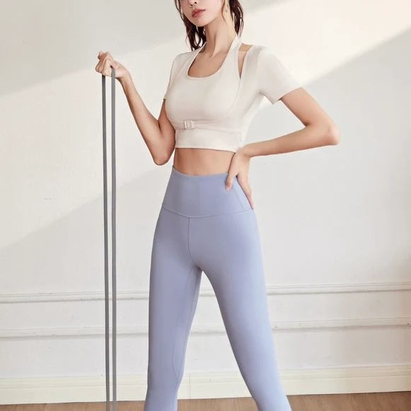 Short Sleeve Buckle Top (3 colours)