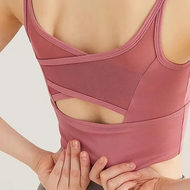 Mesh Detail Tank Top (5 colours)