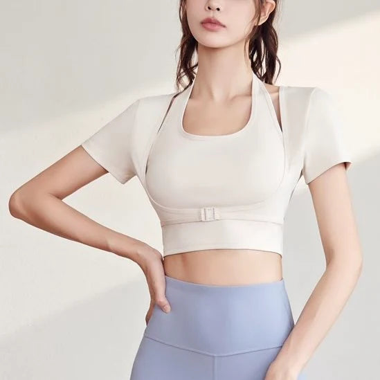 Short Sleeve Buckle Top (3 colours)