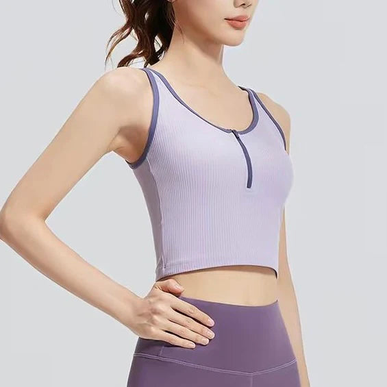 Front Zip Tank (4 colours)