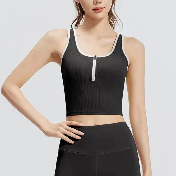 Front Zip Tank (4 colours)