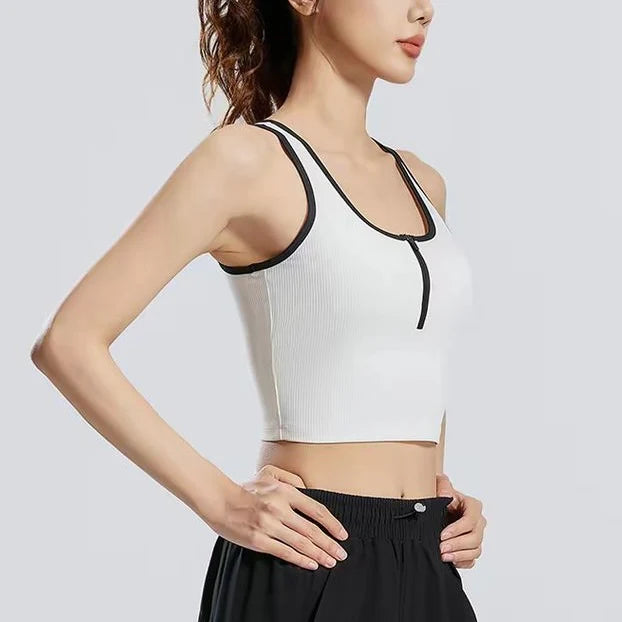 Front Zip Tank (4 colours)