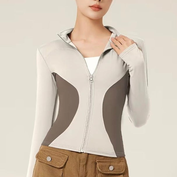 Long Sleeve Side Scoop Jacket (2 colours)