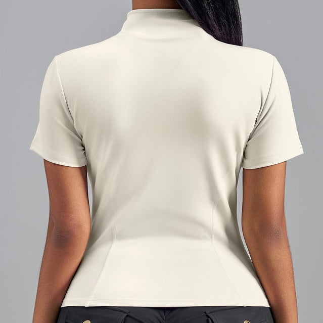 Short Sleeve Zip Up (5 colours)